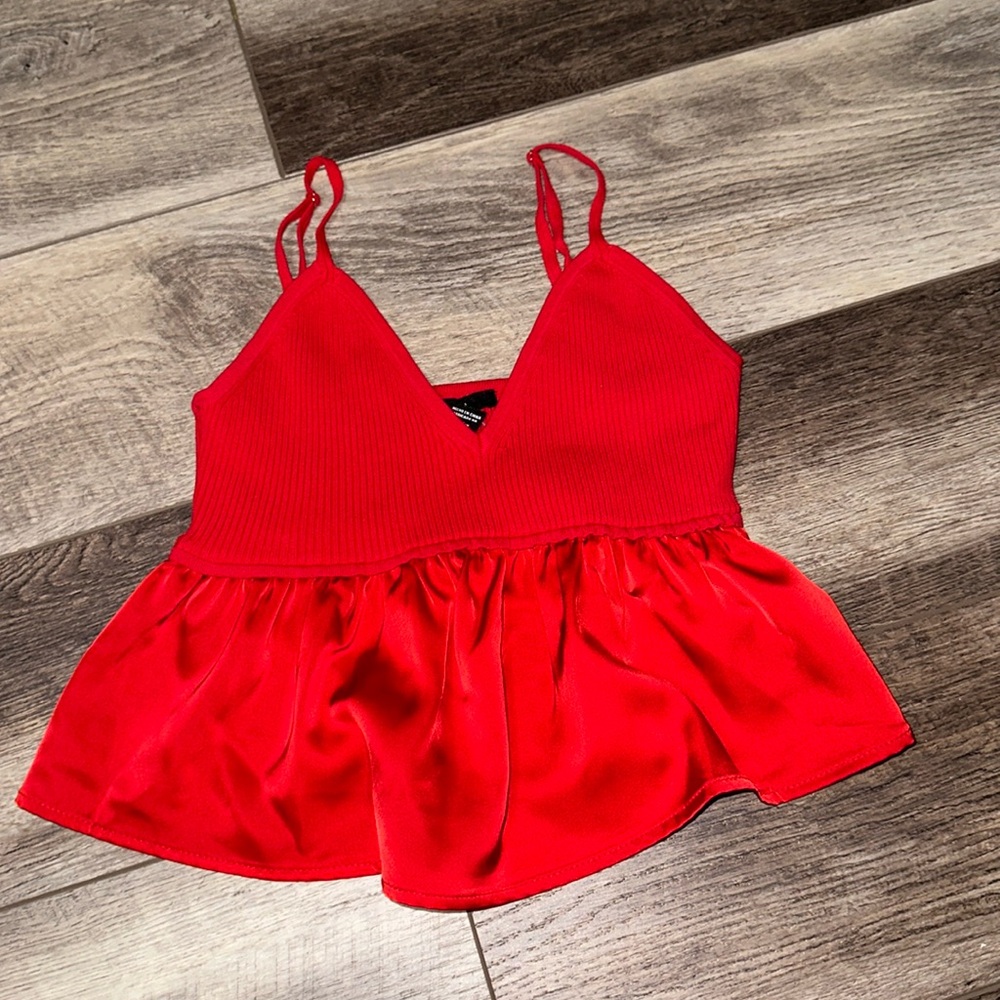 Red forever 21 top